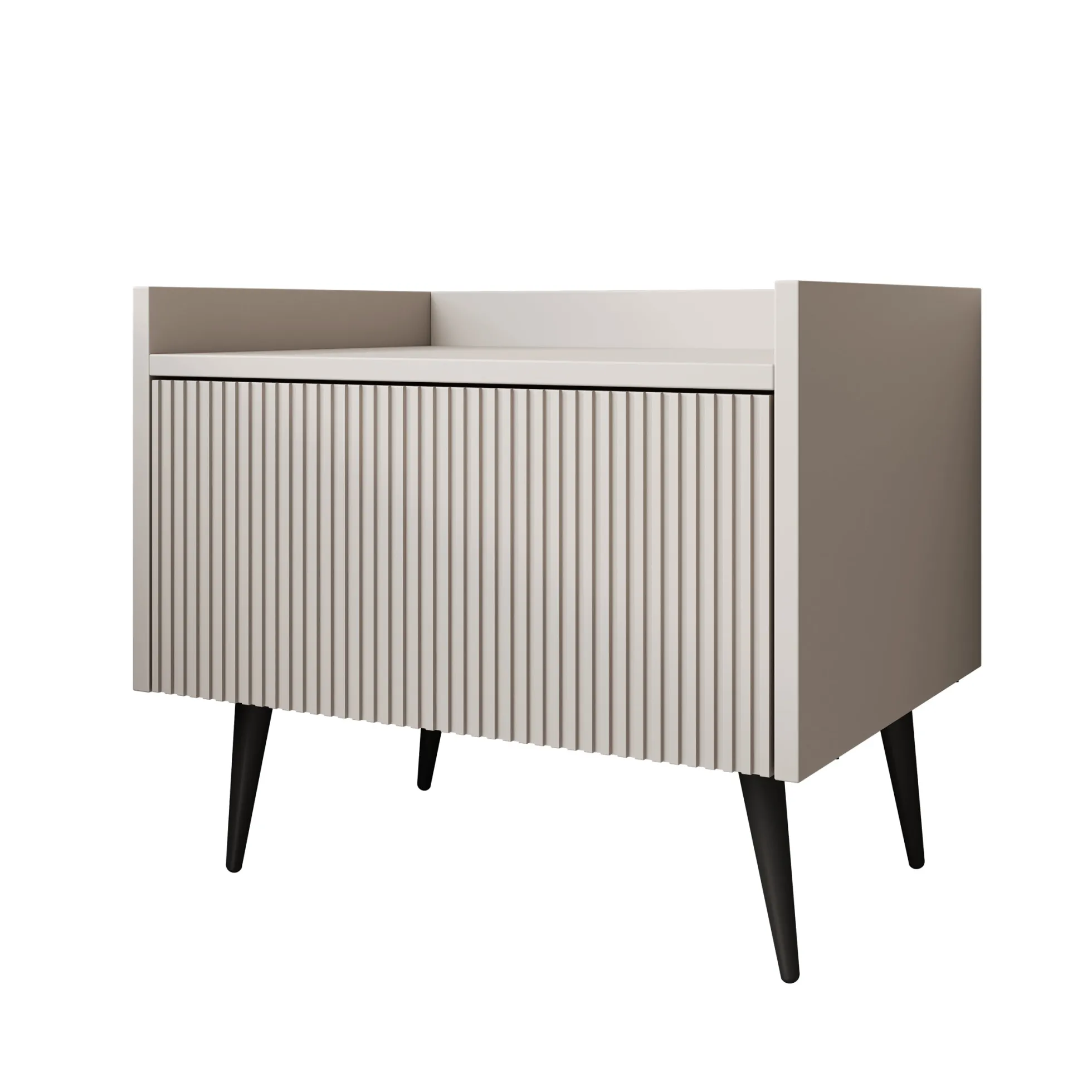 Asty - Nachtkastje - Beige - 52x41x45 cm