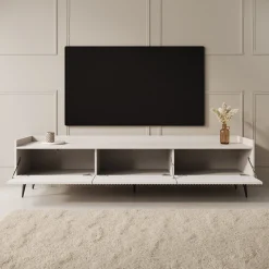 Asty - TV-Meubel - Beige - 180x40x45 cm