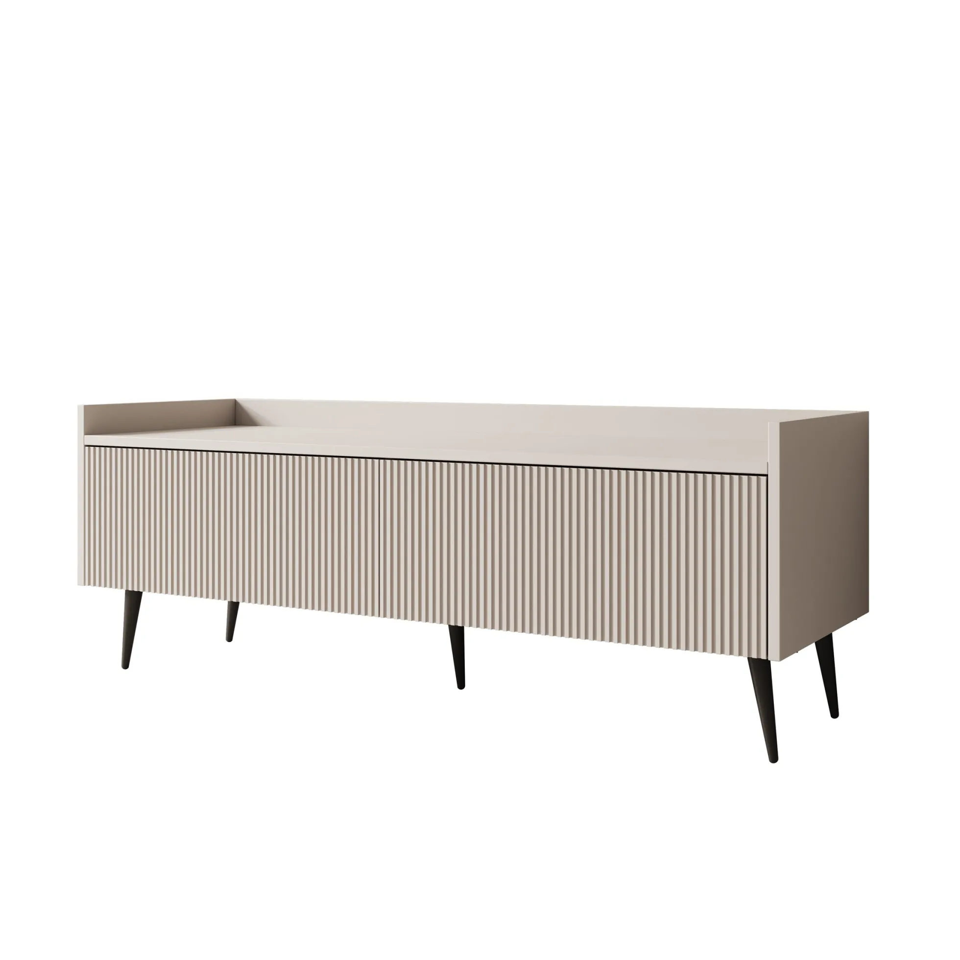 Asty - TV-Meubel - Beige - 121x40x45 cm