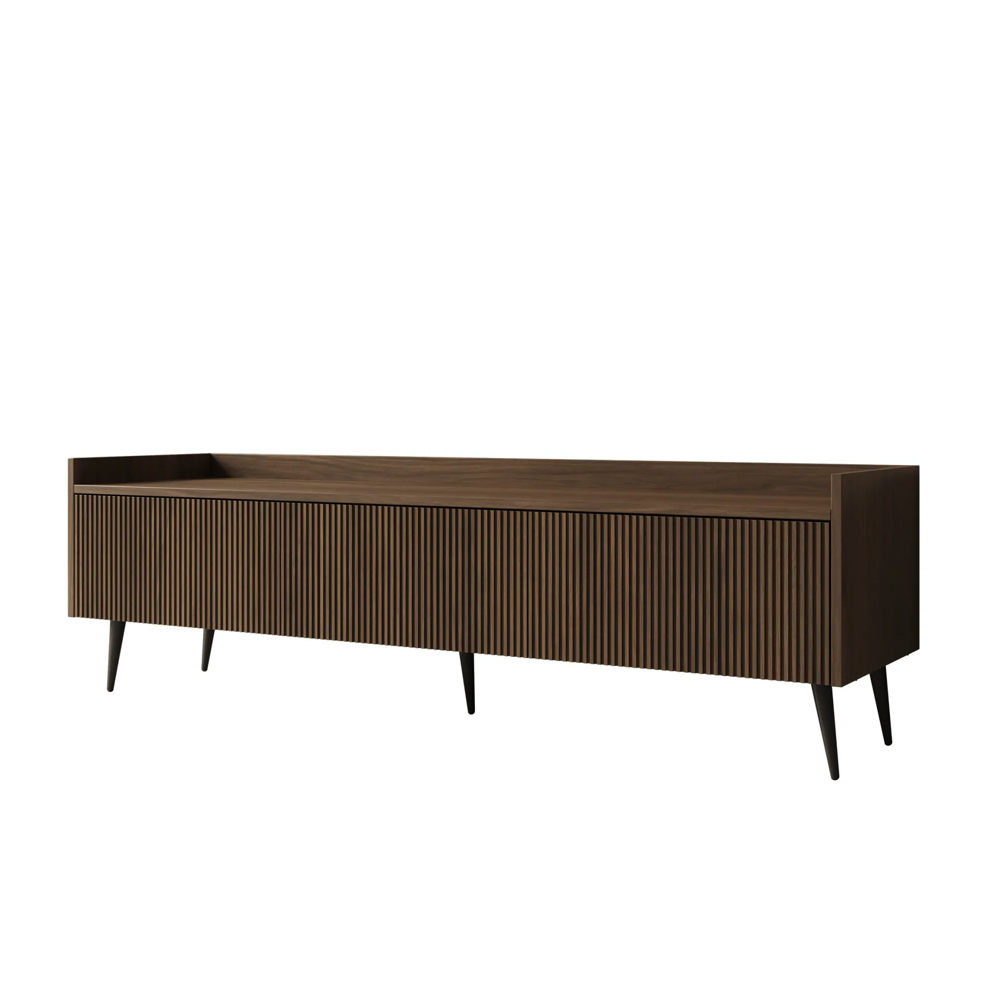 Asty - TV-Meubel - Donker eiken - 150x40x45 cm