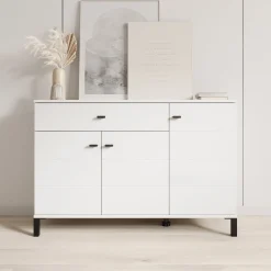 Avellio - Dressoir - Wit - 116x35x78 cm