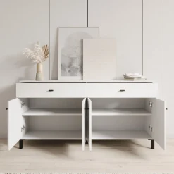 Avellio - Dressoir - Wit - 154x35x78 cm