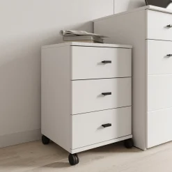 Avellio - Ladekast met 3 lades - Wit - 39x35x57 cm