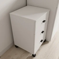 Avellio - Ladekast met 3 lades - Wit - 39x35x57 cm