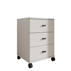 Avellio - Ladekast met 3 lades - Wit - 39x35x57 cm