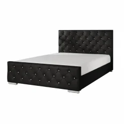 Aventura Diamond - Tweepersoonsbed - Zwart - 180x200 cm