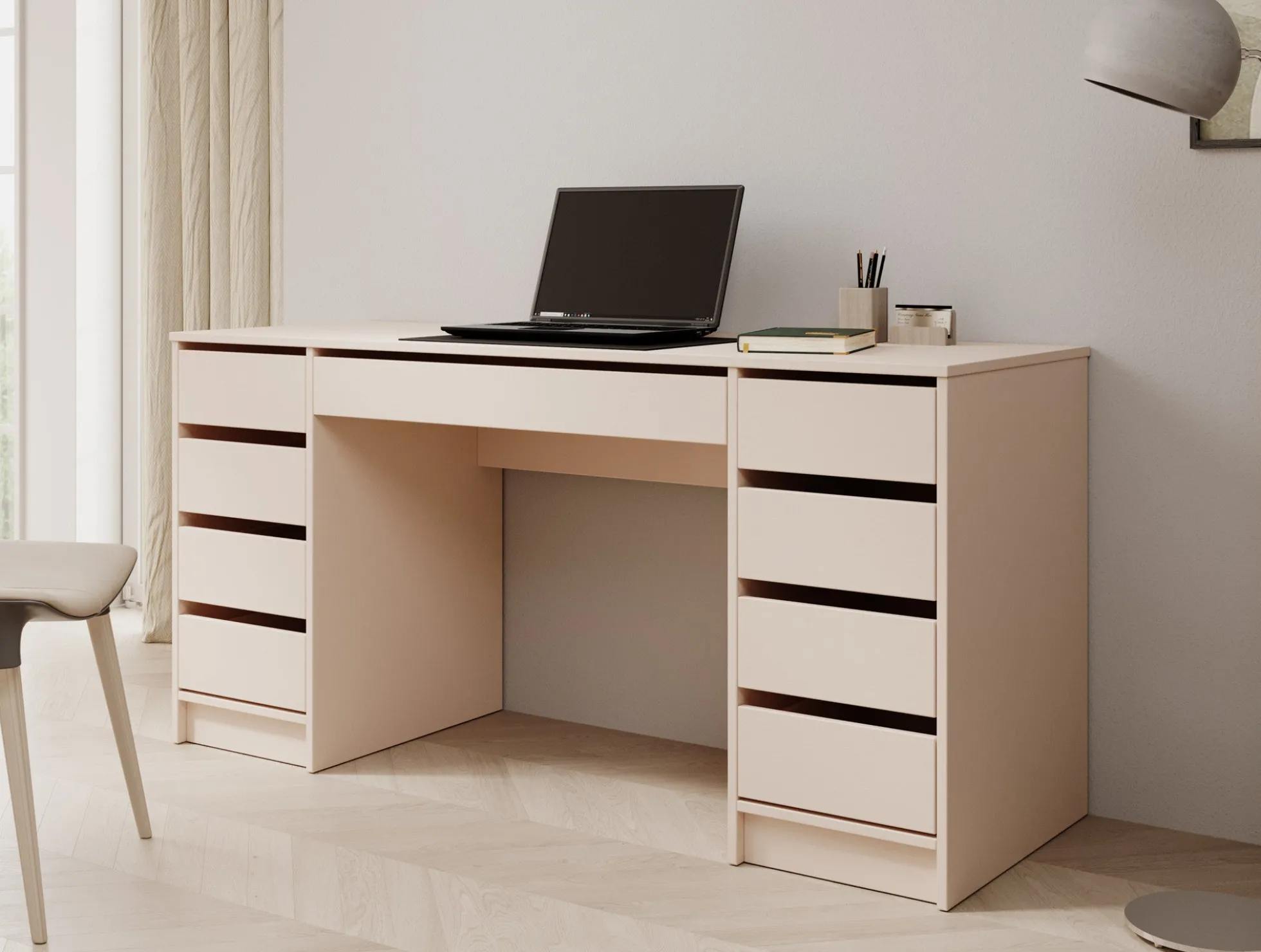 Avio 2 - Bureau - Beige - 154x55 cm