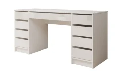 Avio 2 - Bureau - Wit hoogglans - 154x55 cm