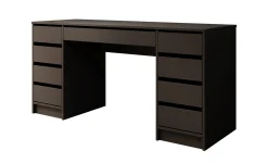 Avio 2 - Bureau - Zwart - 154x55 cm