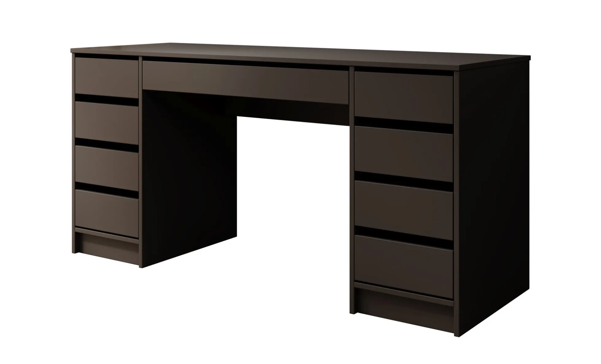 Avio 2 - Bureau - Zwart - 154x55 cm