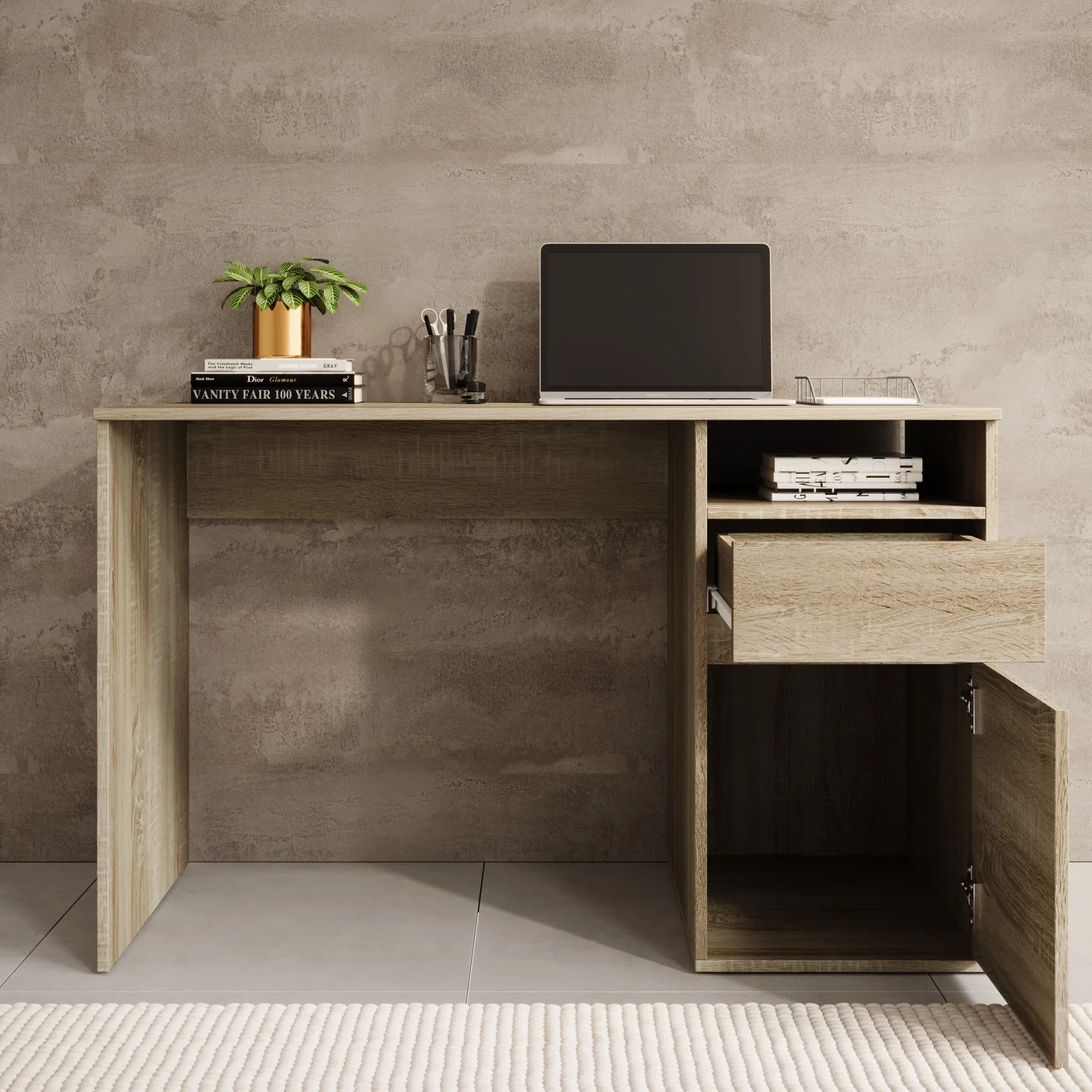 Babot 1 - Bureau - Eiken - 120x54 cm