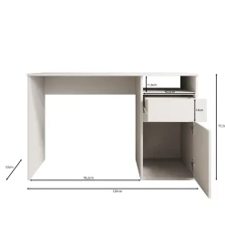 Babot 1 - Bureau - Eiken - 120x54 cm