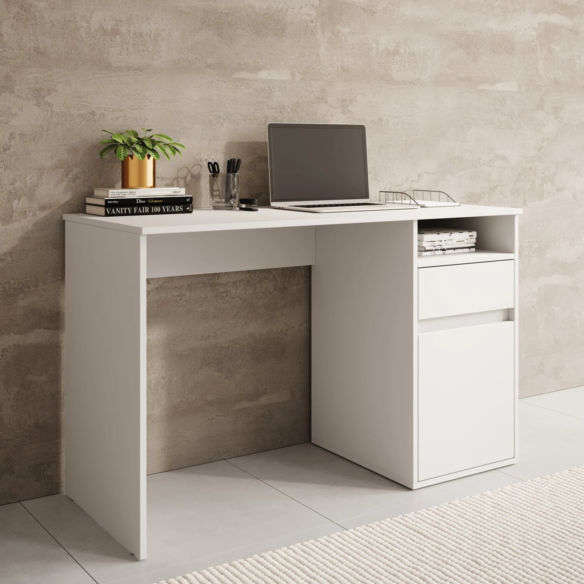 Babot 1 - Bureau - Wit - 120x54 cm