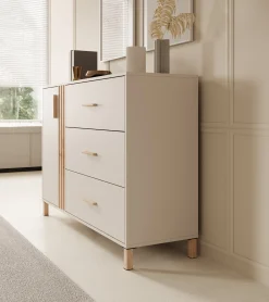 Bahia - Dressoir - Beige - 125x40x90 cm