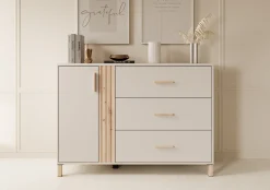 Bahia - Dressoir - Beige - 125x40x90 cm