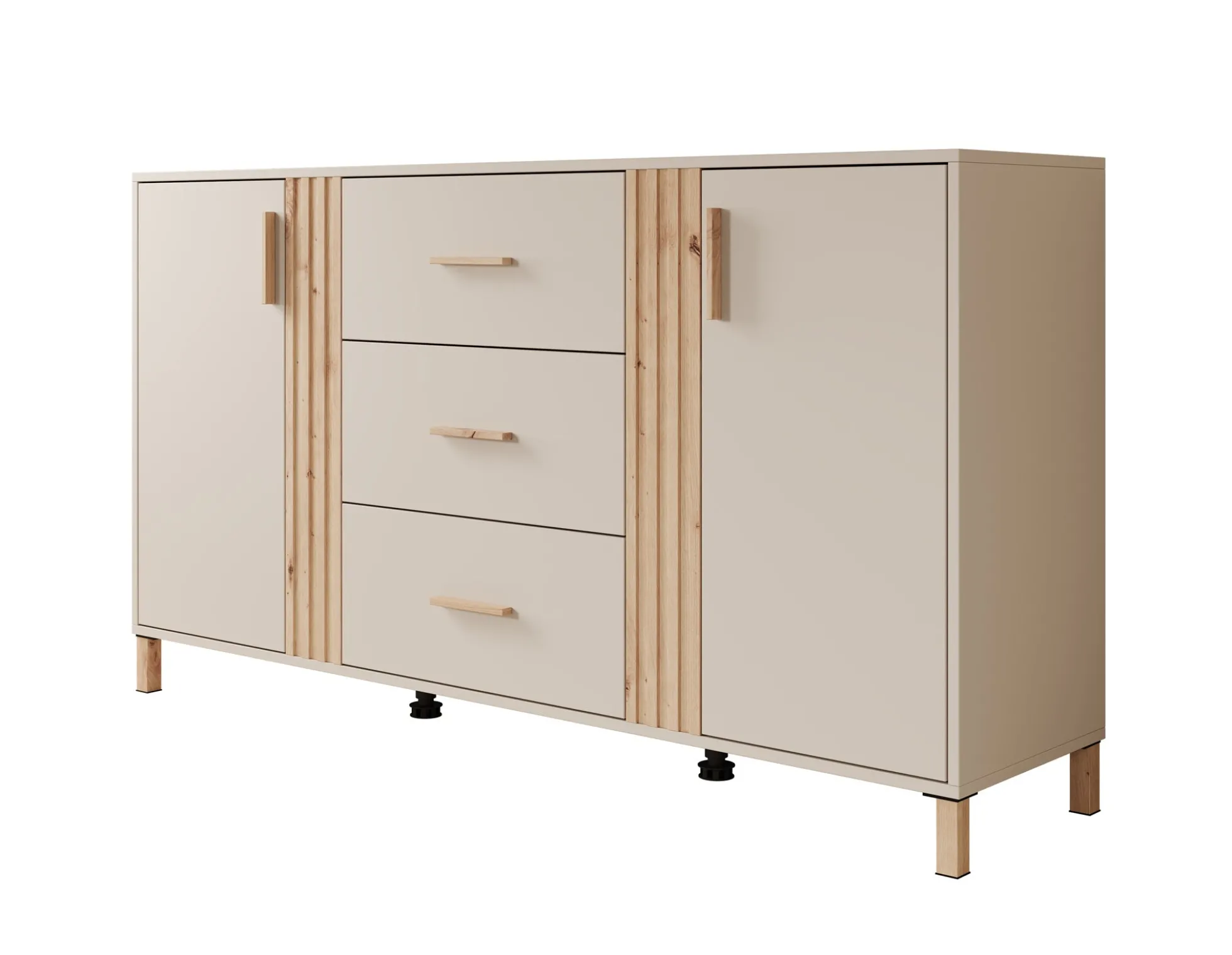 Bahia - Dressoir - Beige - 163x40x90 cm