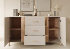 Bahia - Dressoir - Beige - 163x40x90 cm