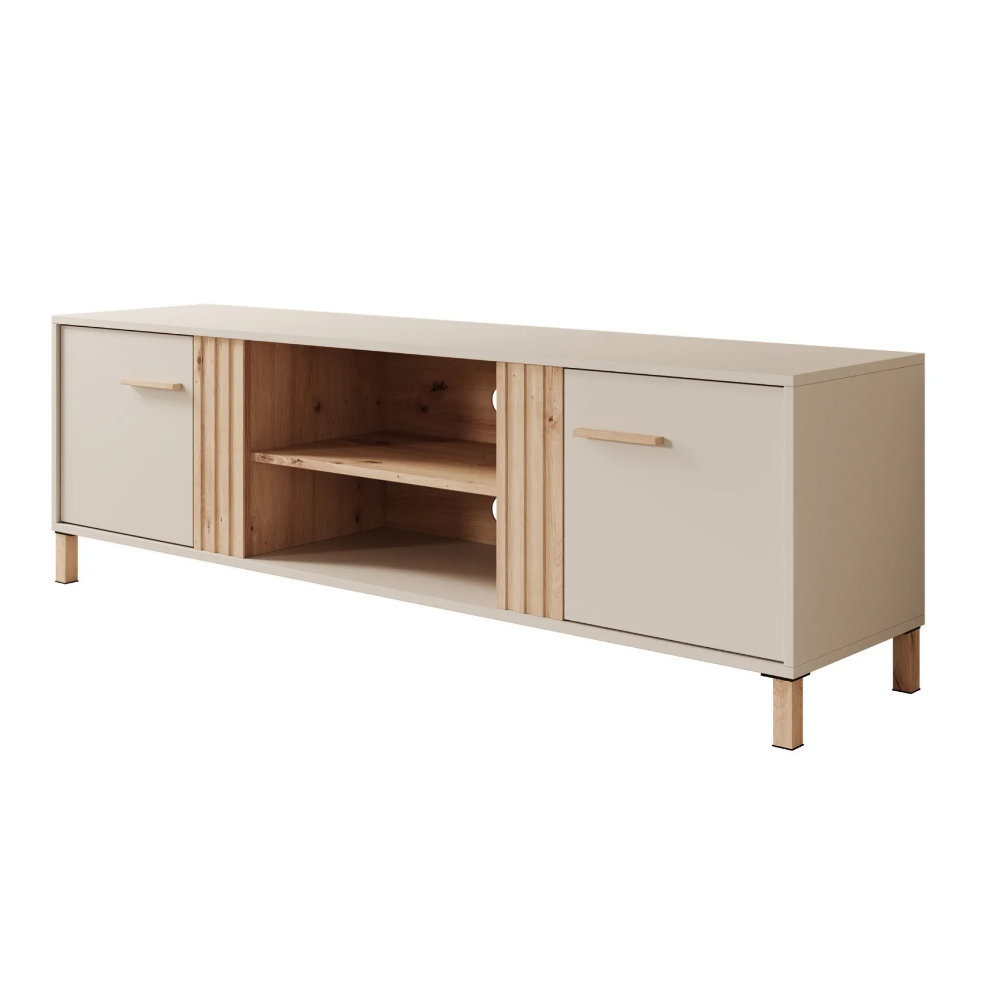Bahia - TV-Meubel met 2 deuren - Beige - 163 cm