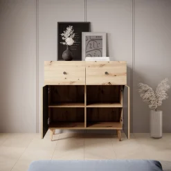 Bali - Dressoir - Eiken - 91x40x95 cm