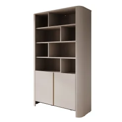 Barbados - Boekenkast - Beige - 103x39x170 cm