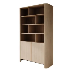 Barbados - Boekenkast - Eiken - 103x39x170 cm
