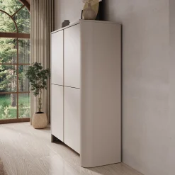 Barbados - Dressoir - Beige - 103x39x132 cm