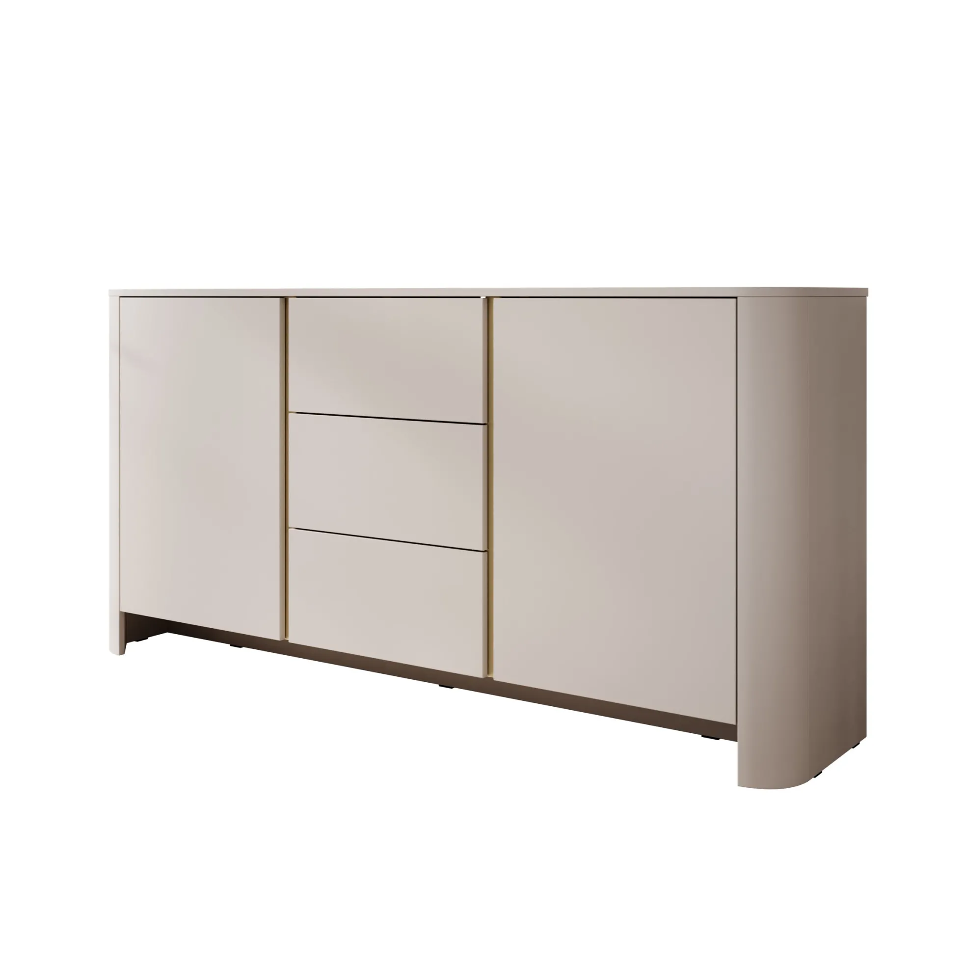 Barbados - Dressoir - Beige - 168x39x84 cm