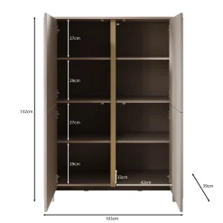 Barbados - Dressoir - Eiken - 103x39x132 cm
