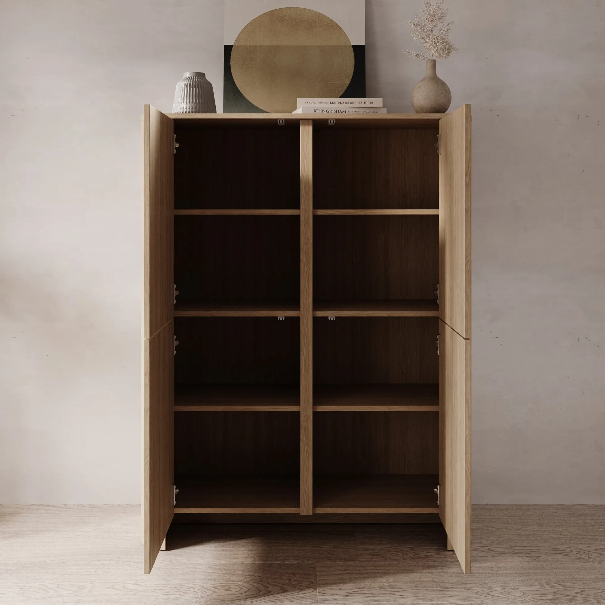 Barbados - Dressoir - Eiken - 103x39x132 cm