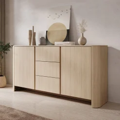 Barbados - Dressoir - Eiken - 168x39x84 cm