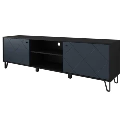 Barlo - TV-Meubel - Mat zwart - 183 cm