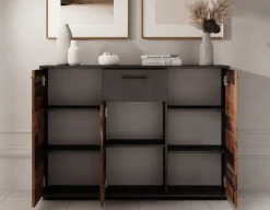 Bellini 2 - Dressoir - Donker/old wood - 120x33x85 cm