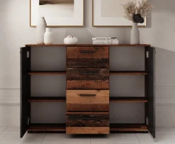 Bellini - Dressoir - Donker/old wood - 120x33x85 cm