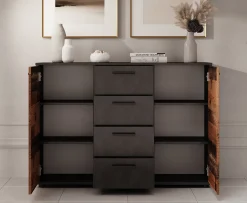 Bellini - Dressoir - Grijs - 120x33x85 cm
