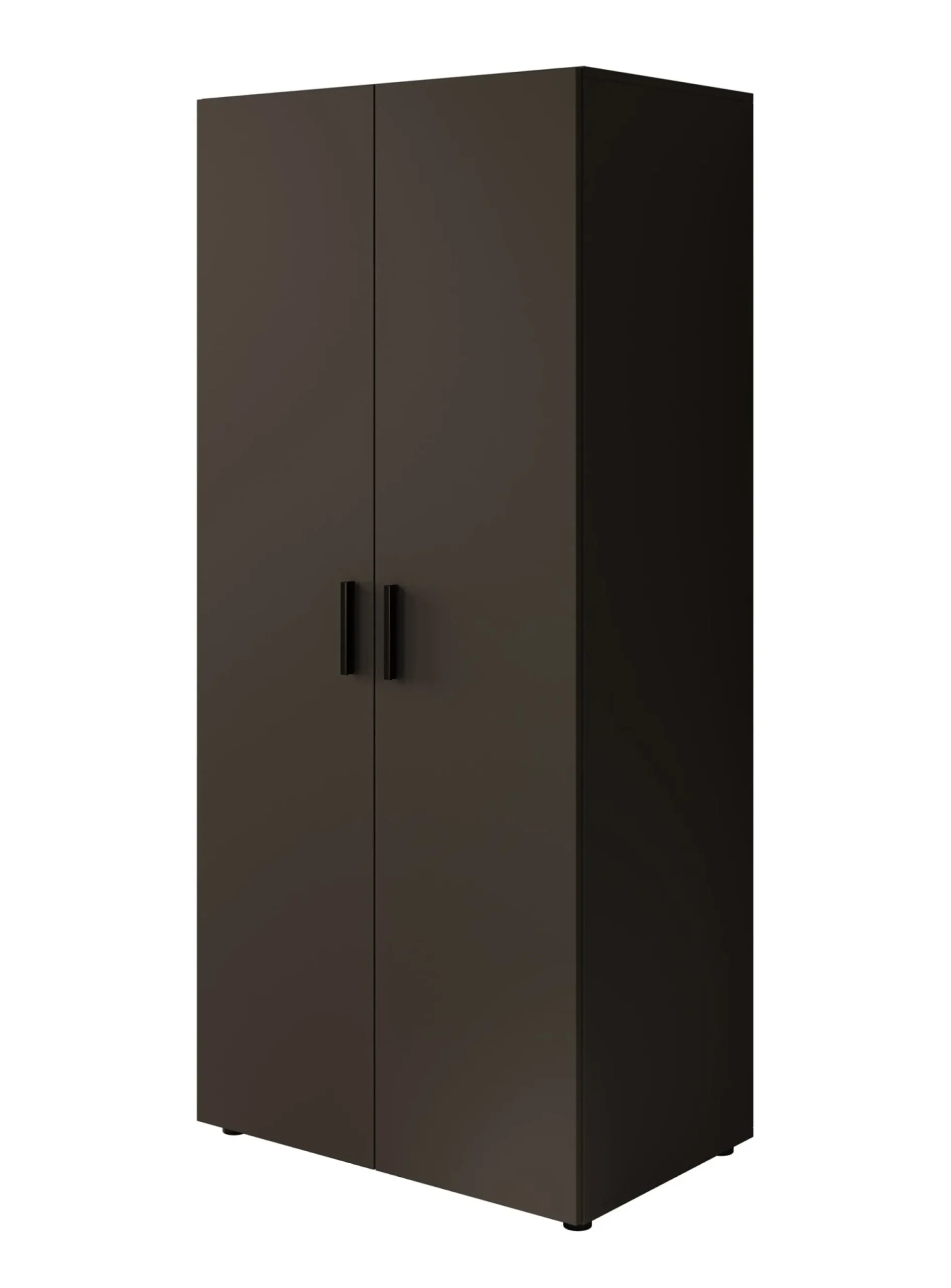 Bellini - Kledingkast 2-deurs - Antraciet - 80x51x177 cm