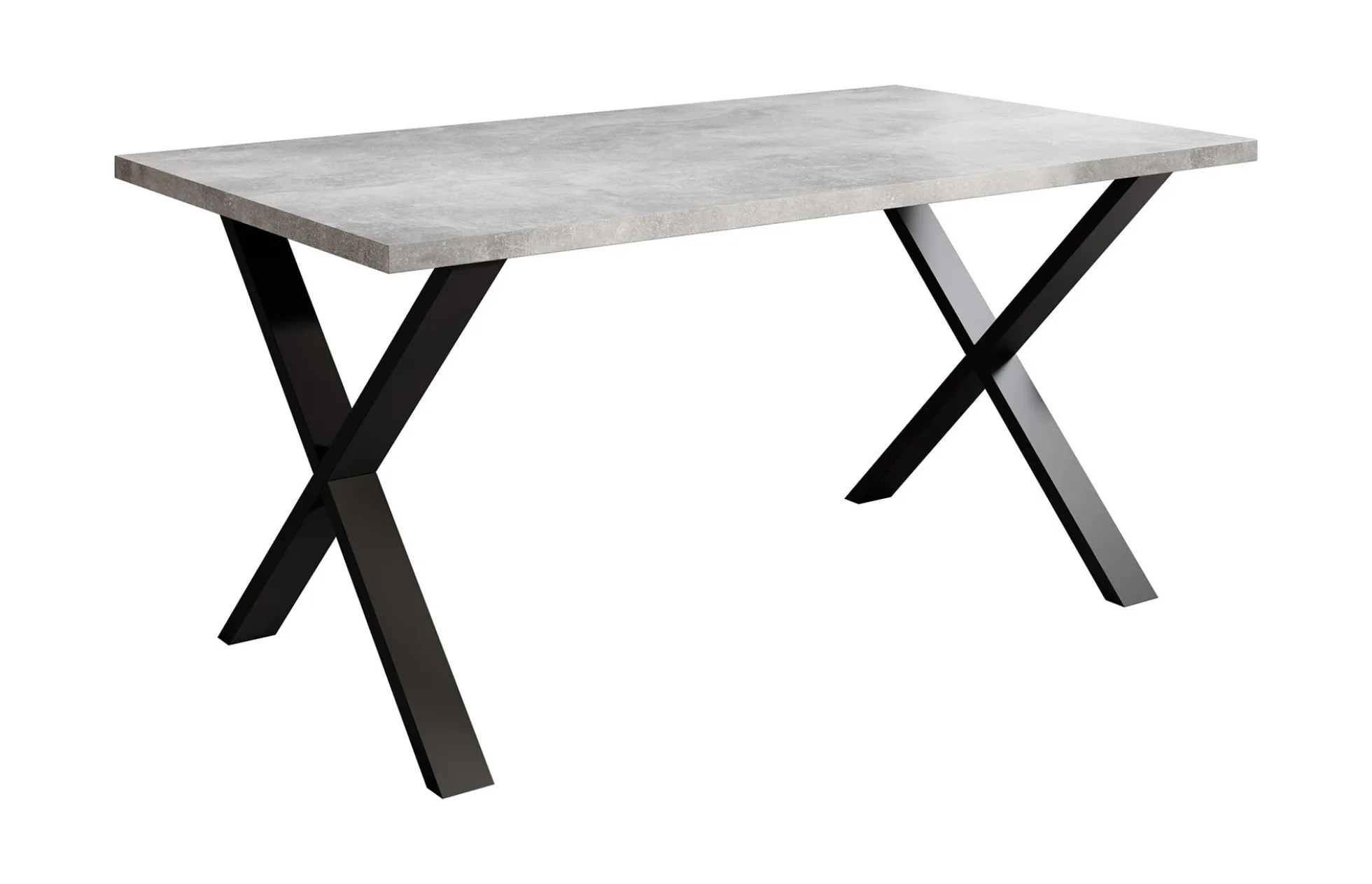 Berry - Eetkamertafel - Betonlook - 160x90x76 cm