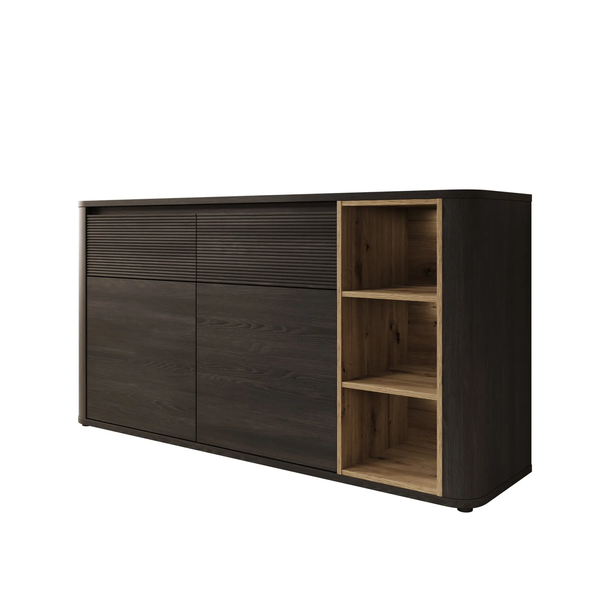 Bijou - Dressoir - Zwart - 160x41x83 cm