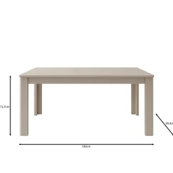 Bijou - Eetkamertafel - Beige - 160x90x73 cm