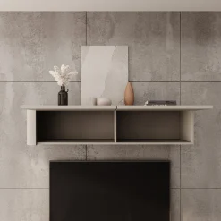 Bijou - Wandkast - Beige - 129x34x30 cm