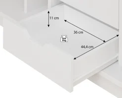 Blake - Kledingkast met schuifdeuren - Zwart - 250x62x215 cm