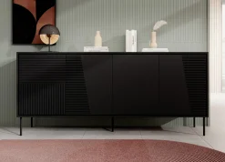 Blanes - Dressoir - Zwart - 200x45x88 cm