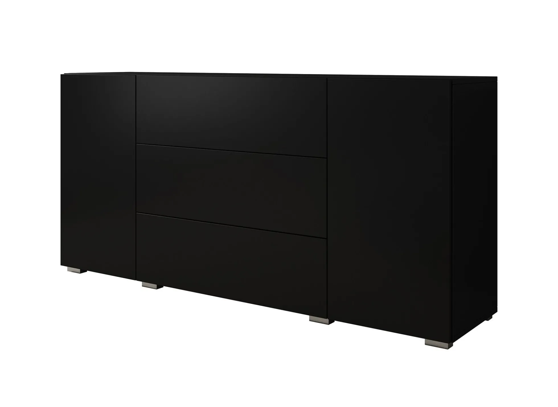 Bonzo - Dressoir - Zwart - 150x39x68 cm