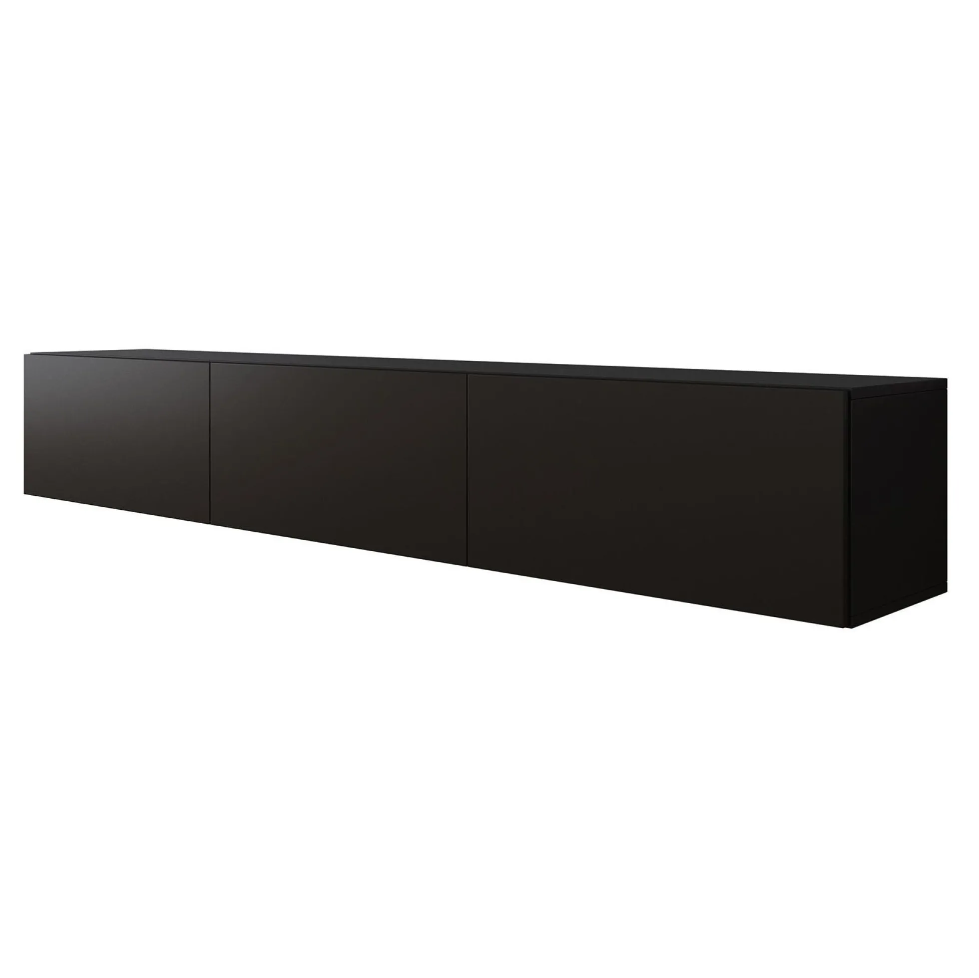 Bonzo - TV-Meubel - Mat zwart - 180x33x30 cm
