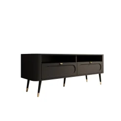 Borneo - TV-Meubel - Zwart - 138x40x53 cm