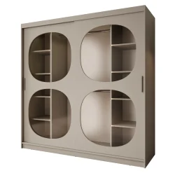 Bravanti - Kledingkast - Beige - 200x62x200 cm
