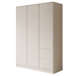 Brett - Kledingkast 3-deurs - Wit