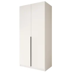 Bruno - Kledingkast 2-deurs - Wit