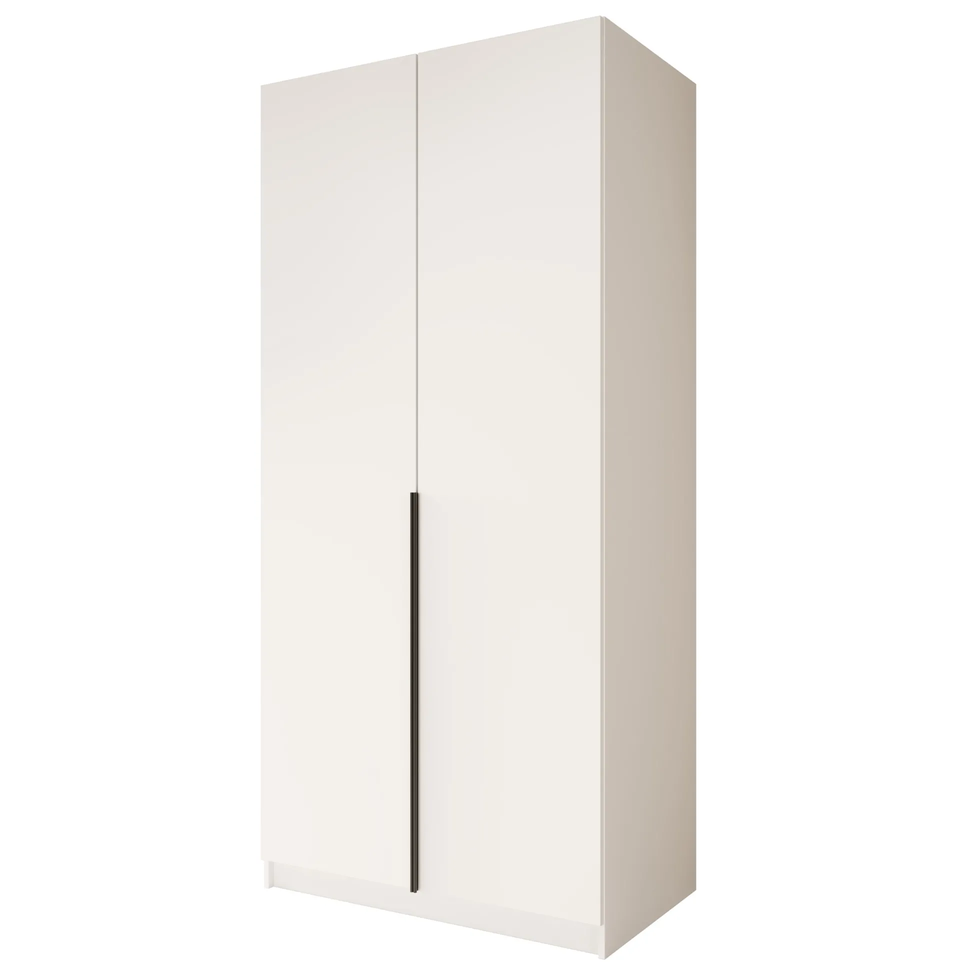 Bruno - Kledingkast 2-deurs - Wit
