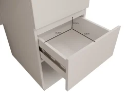 Brussel - Bureau - Wit - 115x50x77 cm