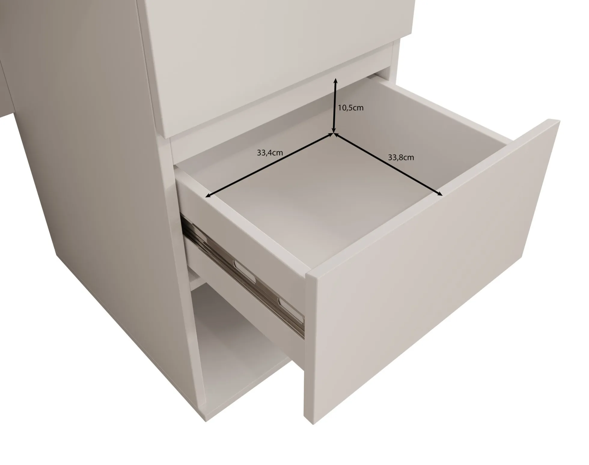 Brussel - Bureau - Wit - 115x50x77 cm